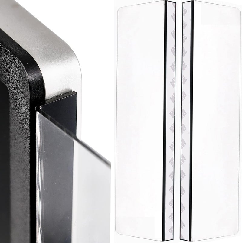 Yocoolfun 2 Pack Computer Monitor Memo Board for No Edge Monitors,Monitor Sticky Note Holder,Office Desk Decor for Women Man,Home Office Desk Computer Accessories - Image 1